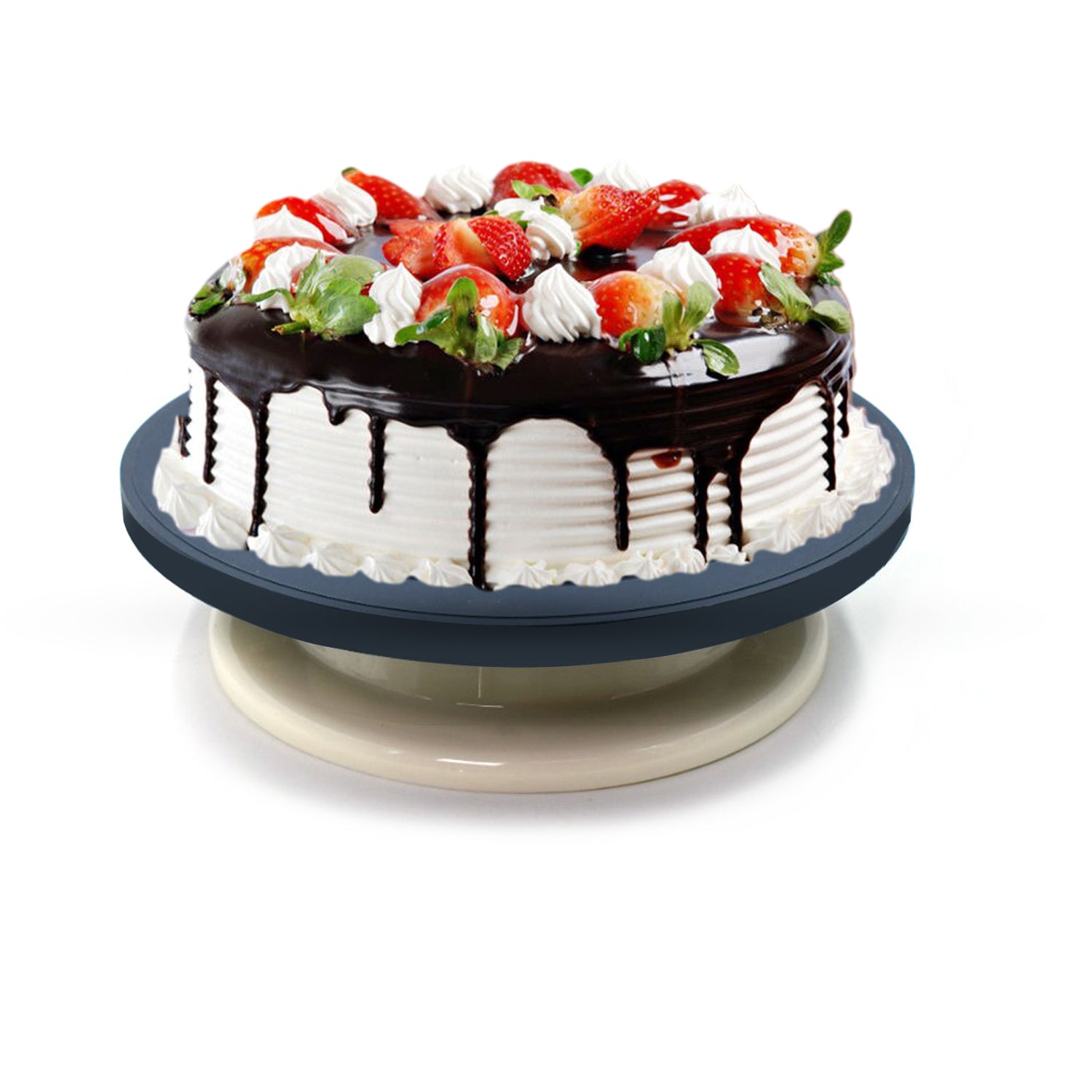 2734 Cake Blue Turntable used widely in bakeries and some of the household places while making and decorating cake and all purposes. freeshipping - DeoDap 2734 Cake Blue Turntable used widely in bakeries and some of the household places while making and decorating cake and all purposes. freeshipping - DeoDap